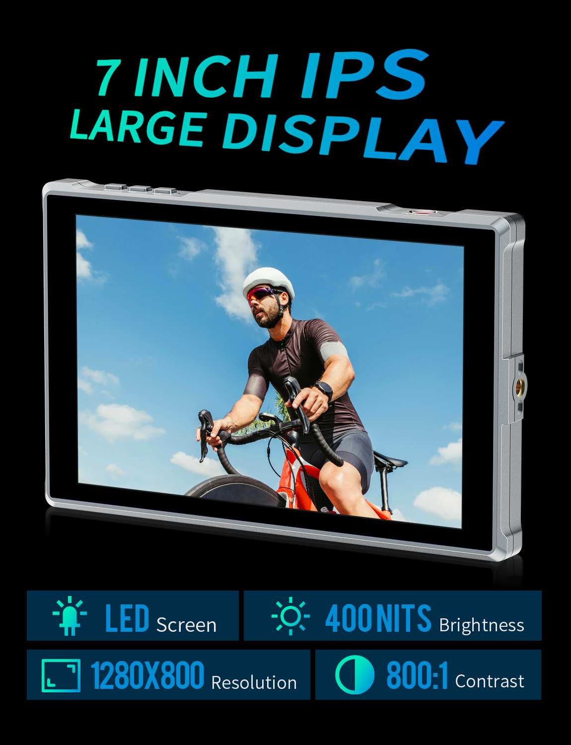 Feelworld FW759 Pro monitor camera 7" touch HDMI 1280x800