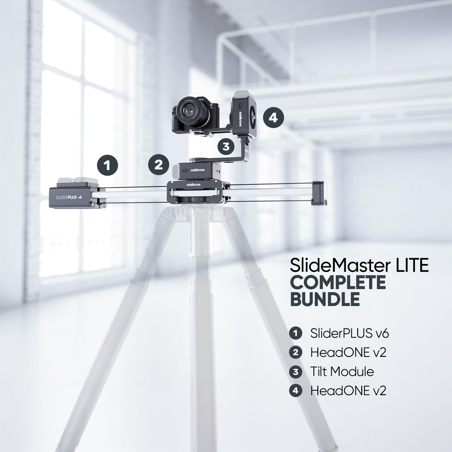 Edelkrone Bundles SlideMaster LITE Bundle slider Essentials