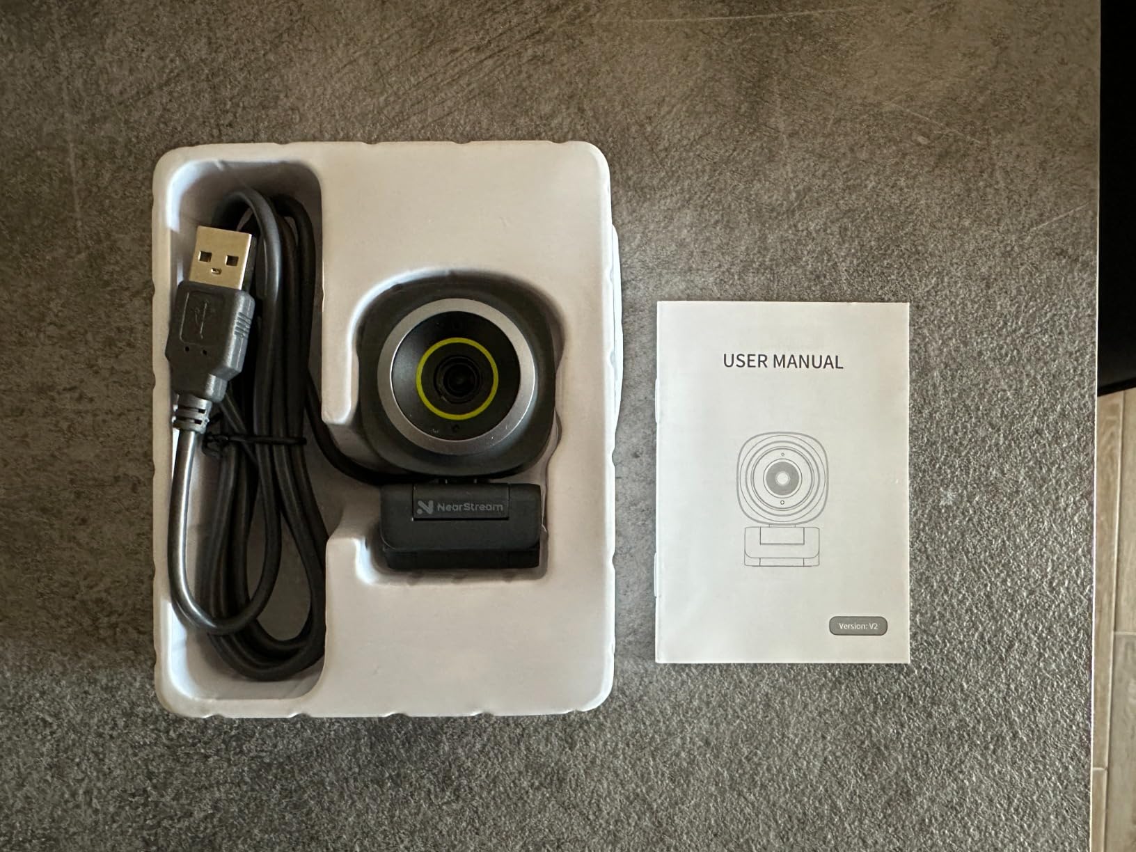 NearStream V08AF Webcam 4K Autofocus con Microfono PC