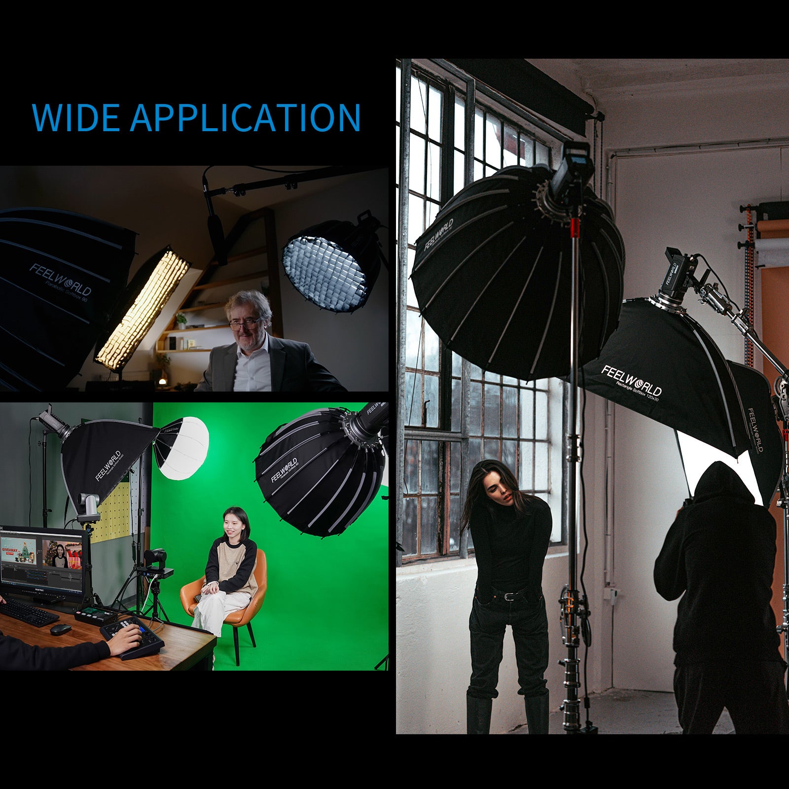 Feelworld FSP60 V2 Softbox Parabolico 60cm Bowens