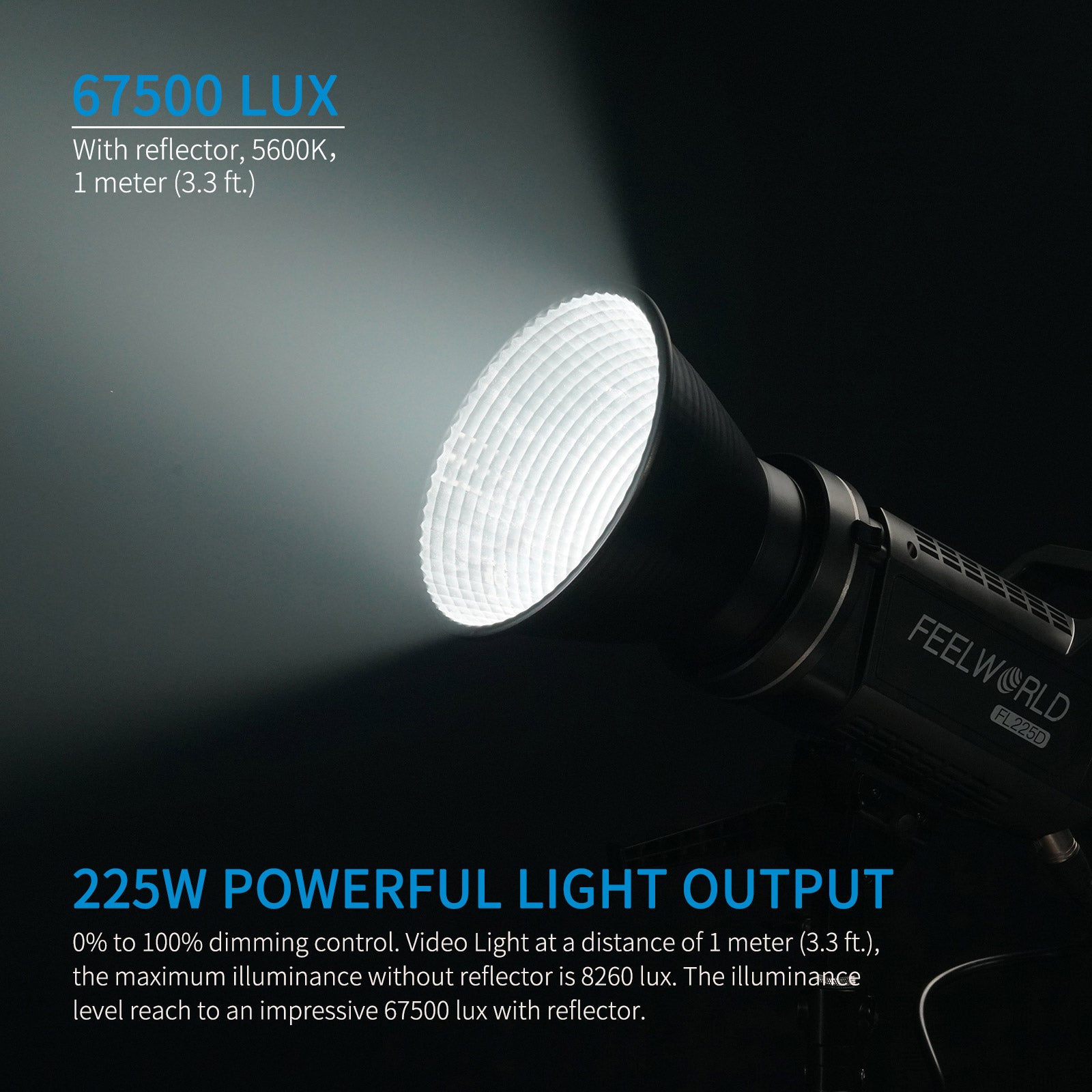 Feelworld FL225D Luce Video 225W 5600K Daylight