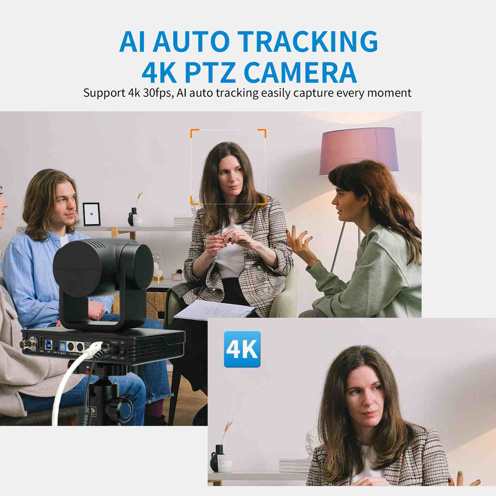 Feelworld UHD4K12X telecamera PTZ 4K 12X zoom SDI HDMI IP