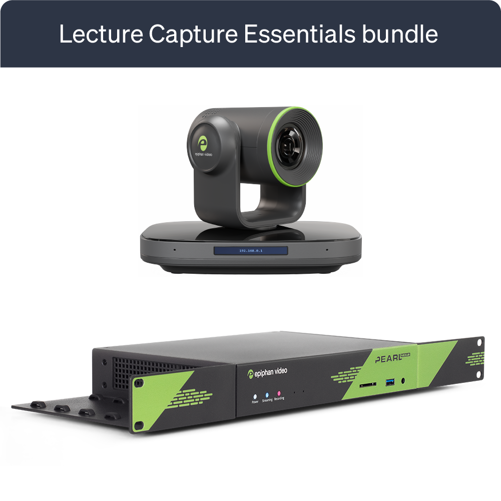 Epiphan Lecture Capture Essentials Bundle kit aula diretta