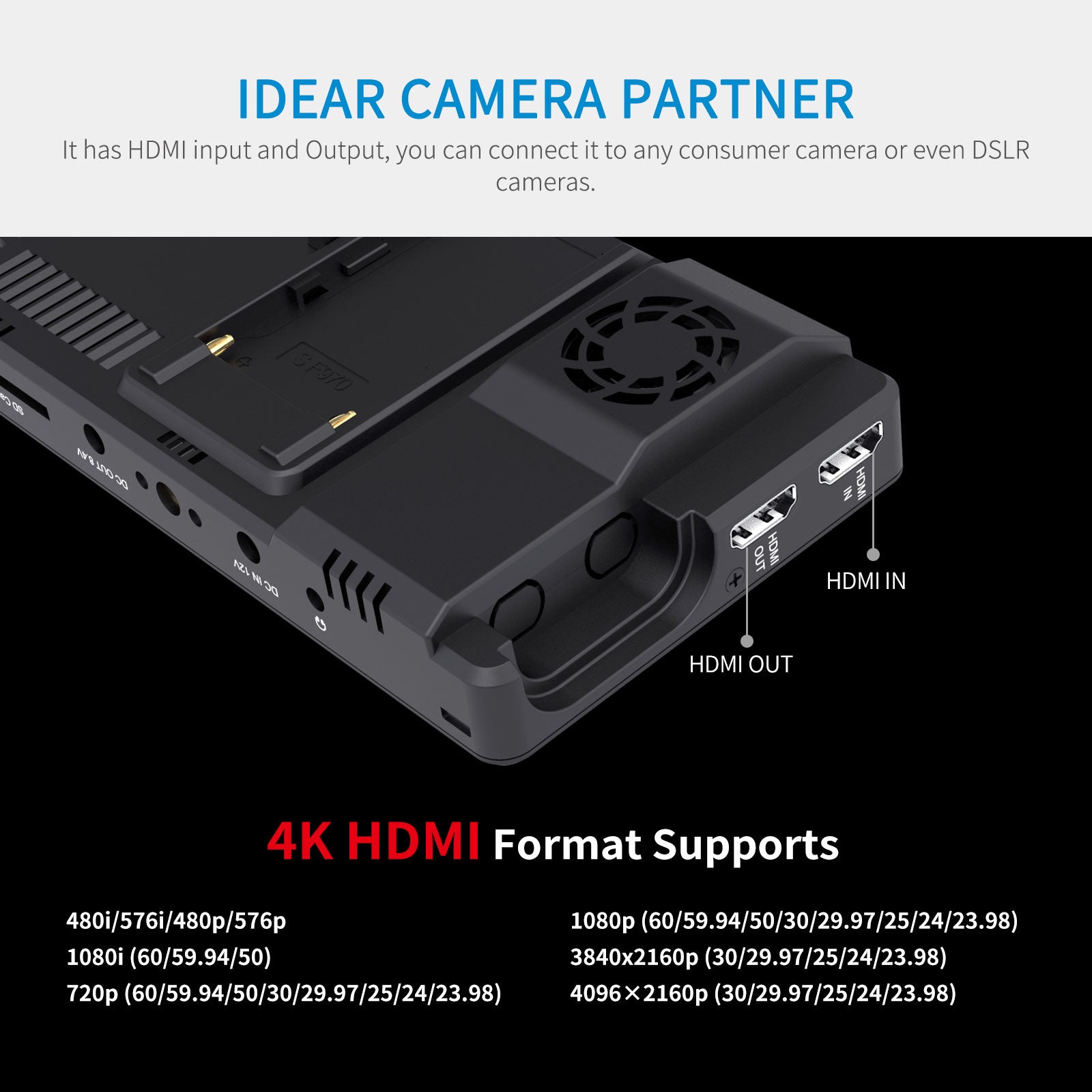 Feelworld LUT6E Monitor Field 6" Touch 1600nit HDMI 4K
