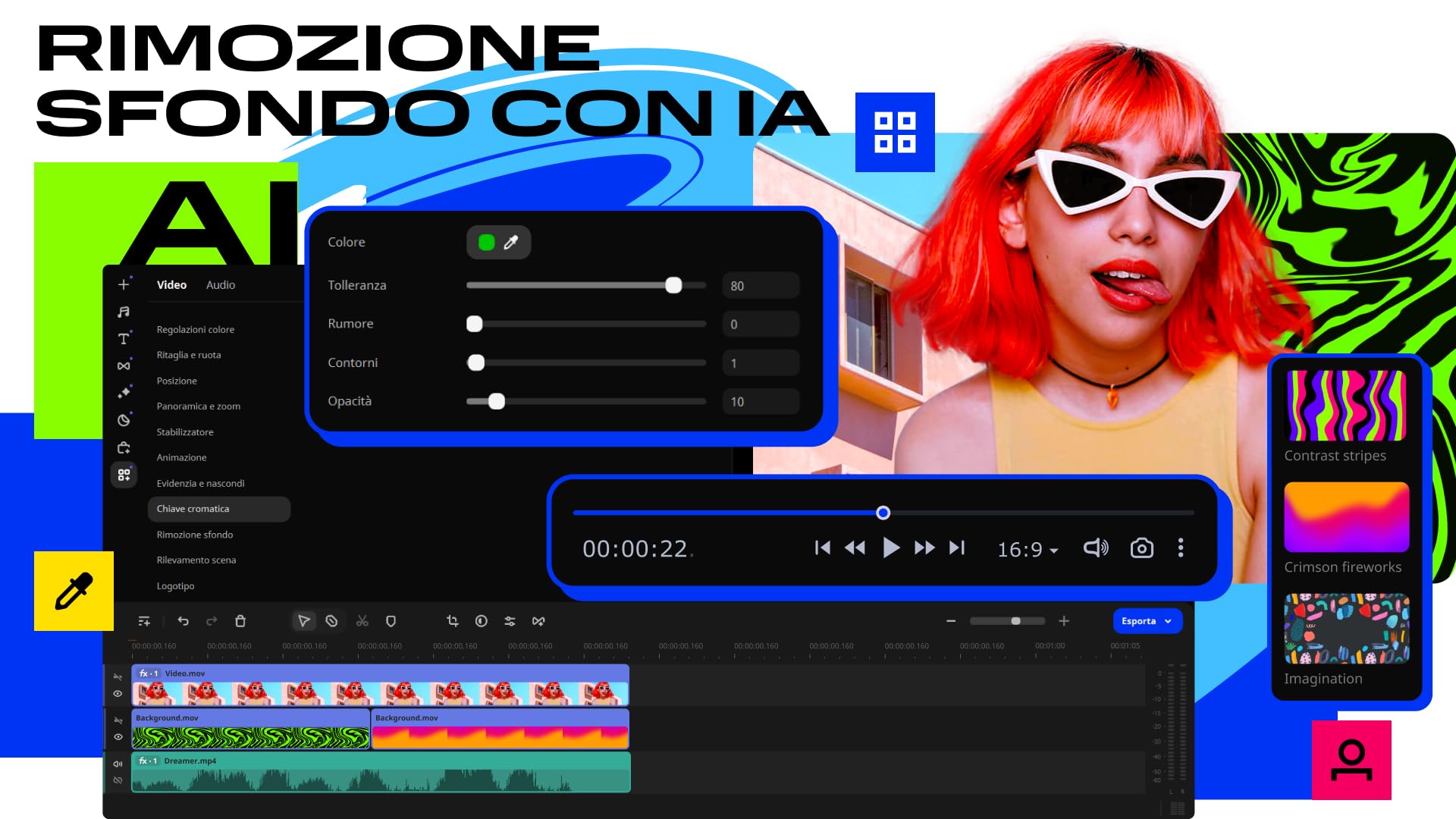 Movavi Video Editor programma montaggio video Mac 1 anno commerciale