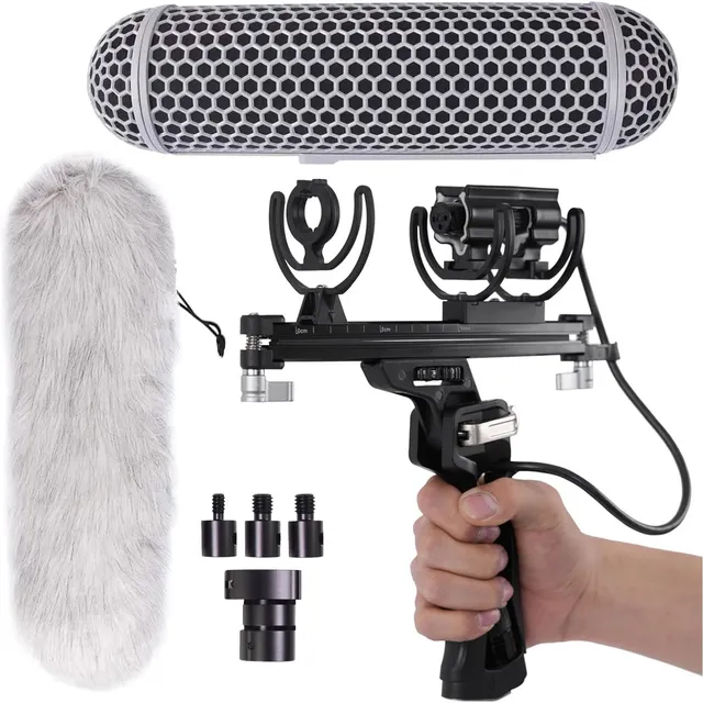 DigitalFoto Micolive SE blimp antivento con deadcat XLR
