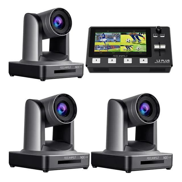 Feelworld L2 PLUS NDI20X Kit Regia Video 3 Camere NDI