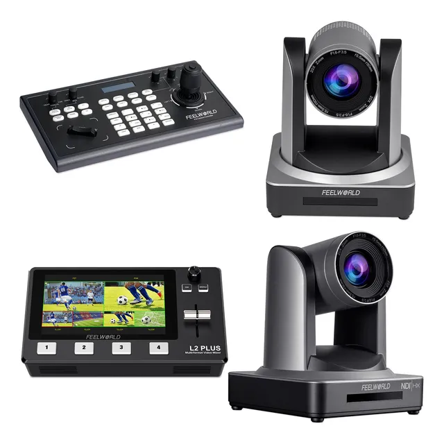 Feelworld KBC10 + L2 Plus + POE20X + NDI20X Kit Streaming