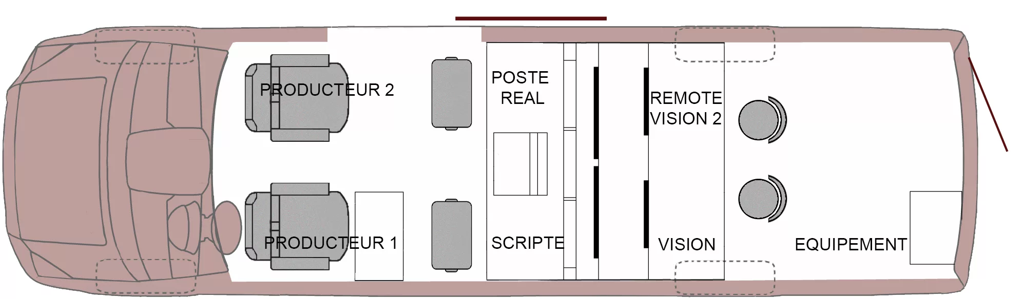 Kalison Régies KV2 regia mobile 12 camere HD/UHD