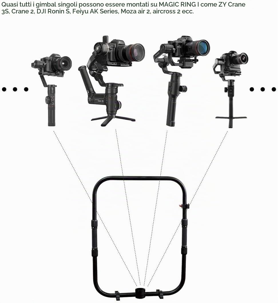 DigitalFoto Magic Ring Anello Palmare Doppio per Gimbal DJI