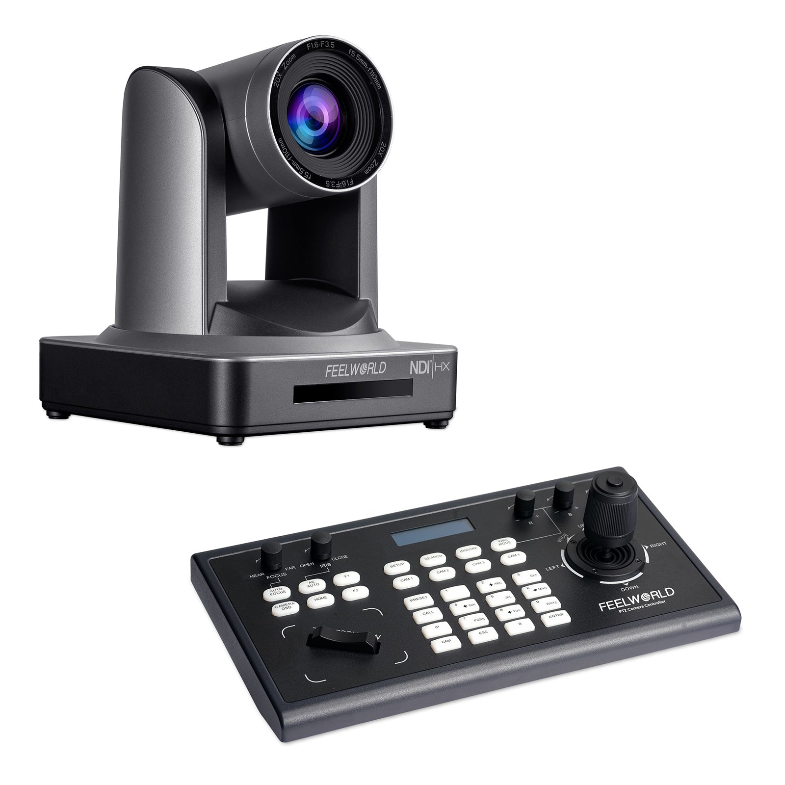 Feelworld KBC10 NDI20X Kit Live Streaming Controller + Camera