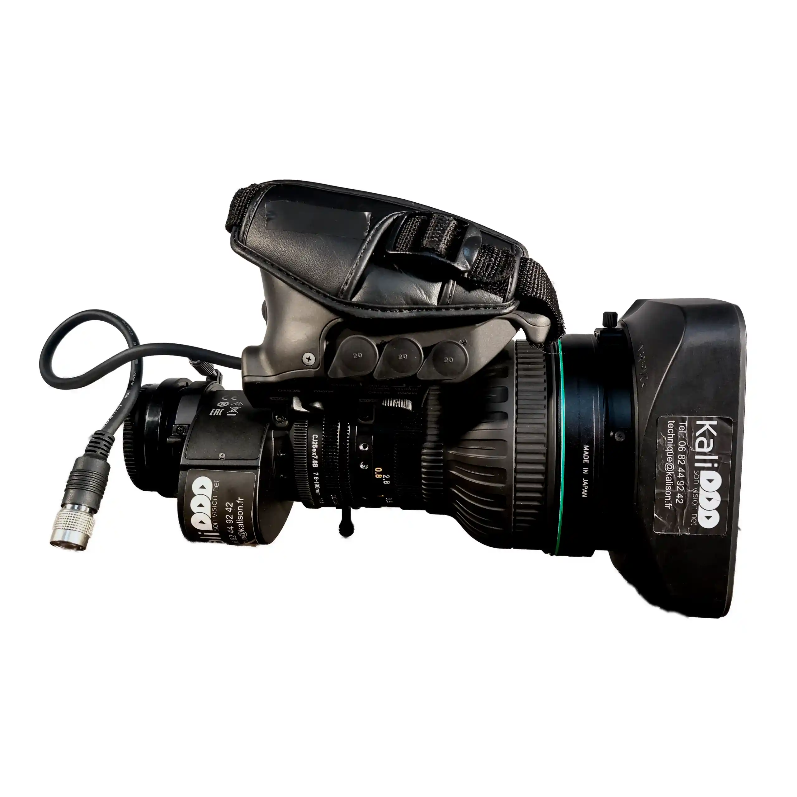 Canon CJ25ex7.6B IASE obiettivo broadcast 7.6-190mm 25x B4