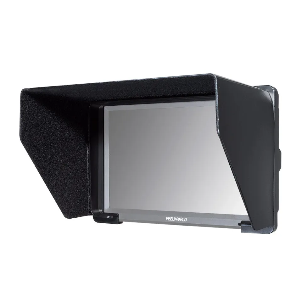 Feelworld paraluce monitor camera 6-7 pollici sunhood