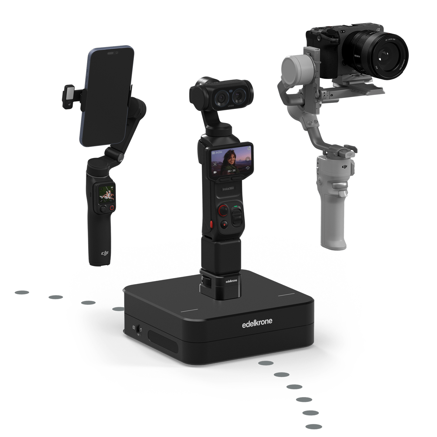 Edelkrone Dolly GO carrello motorizzato camera app gimbal