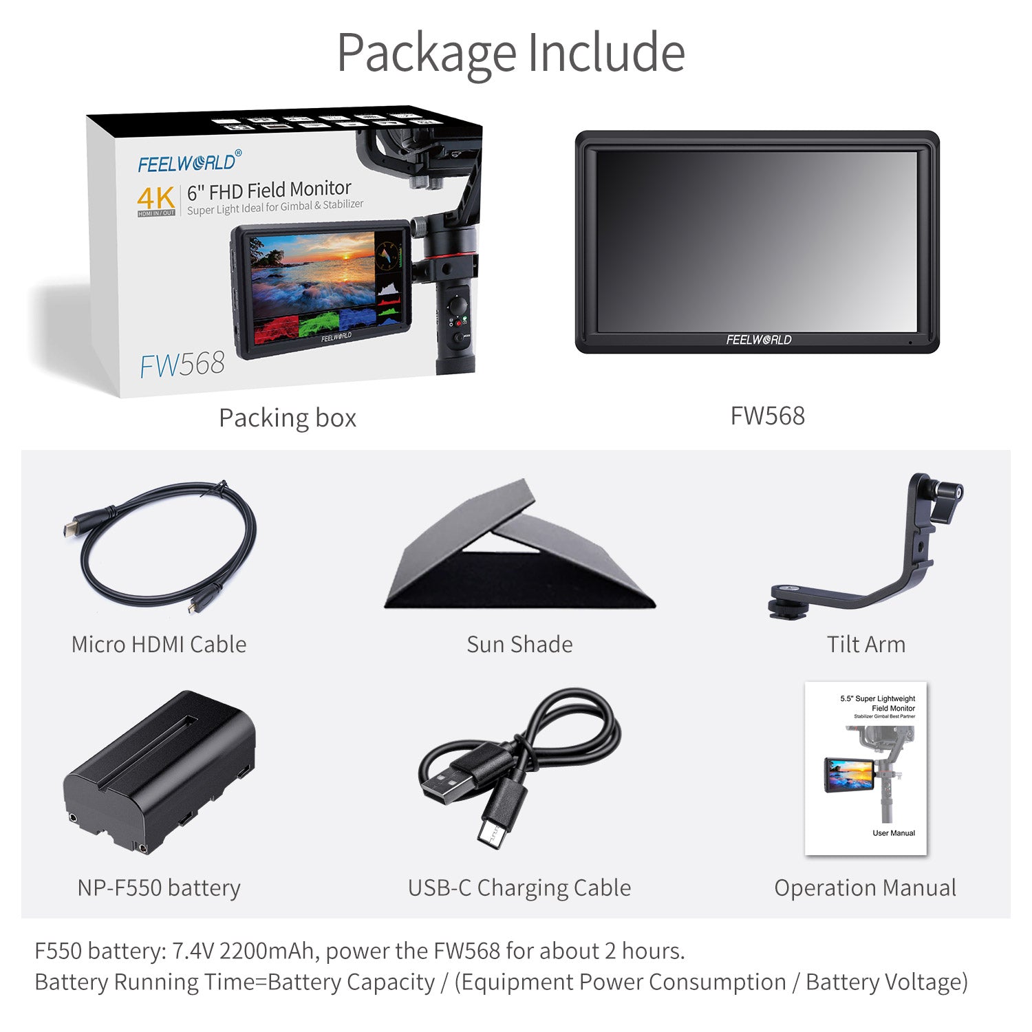 Feelworld FT6 FR6 Antenna Trasmissione Video Wireless