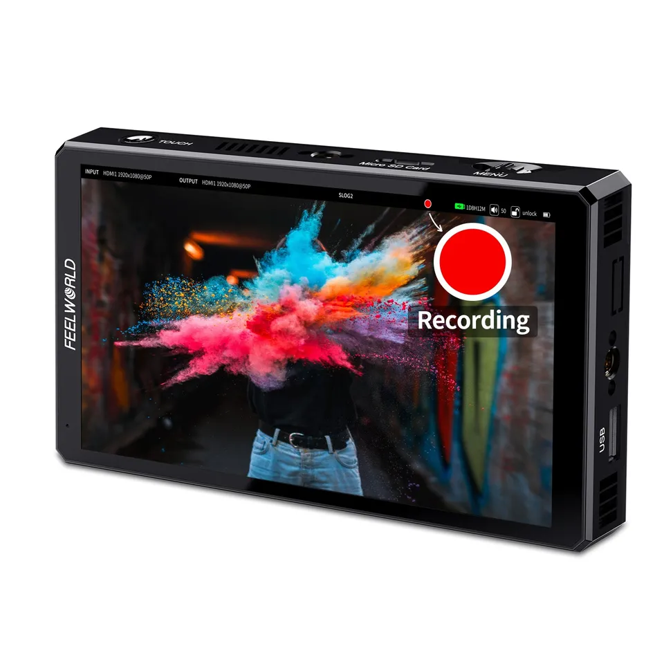 Feelworld CUT6S 6" Monitor Registrazione HDMI SDI LUT