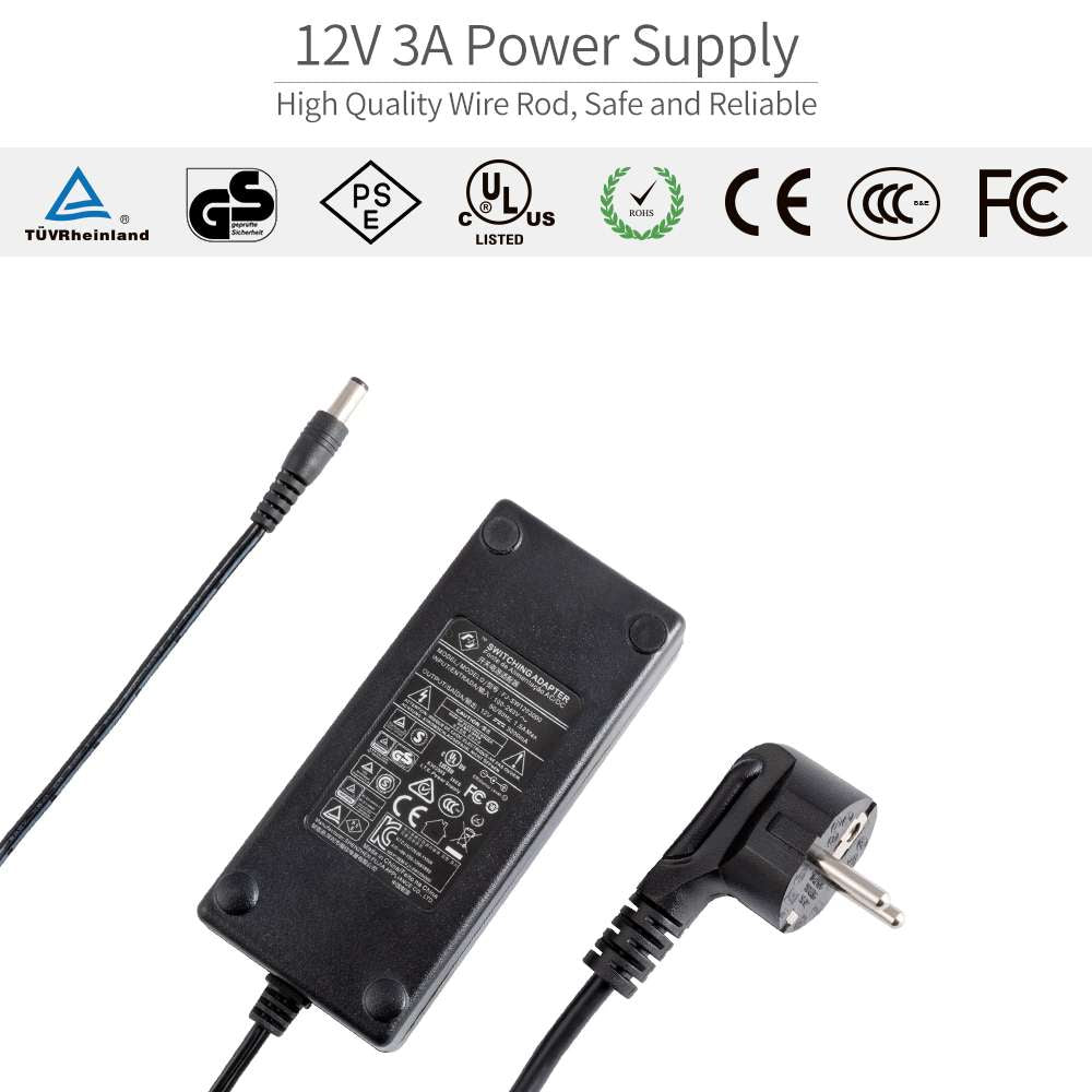 Feelworld 12V 3A Alimentatore Monitor FW279 Spina EU