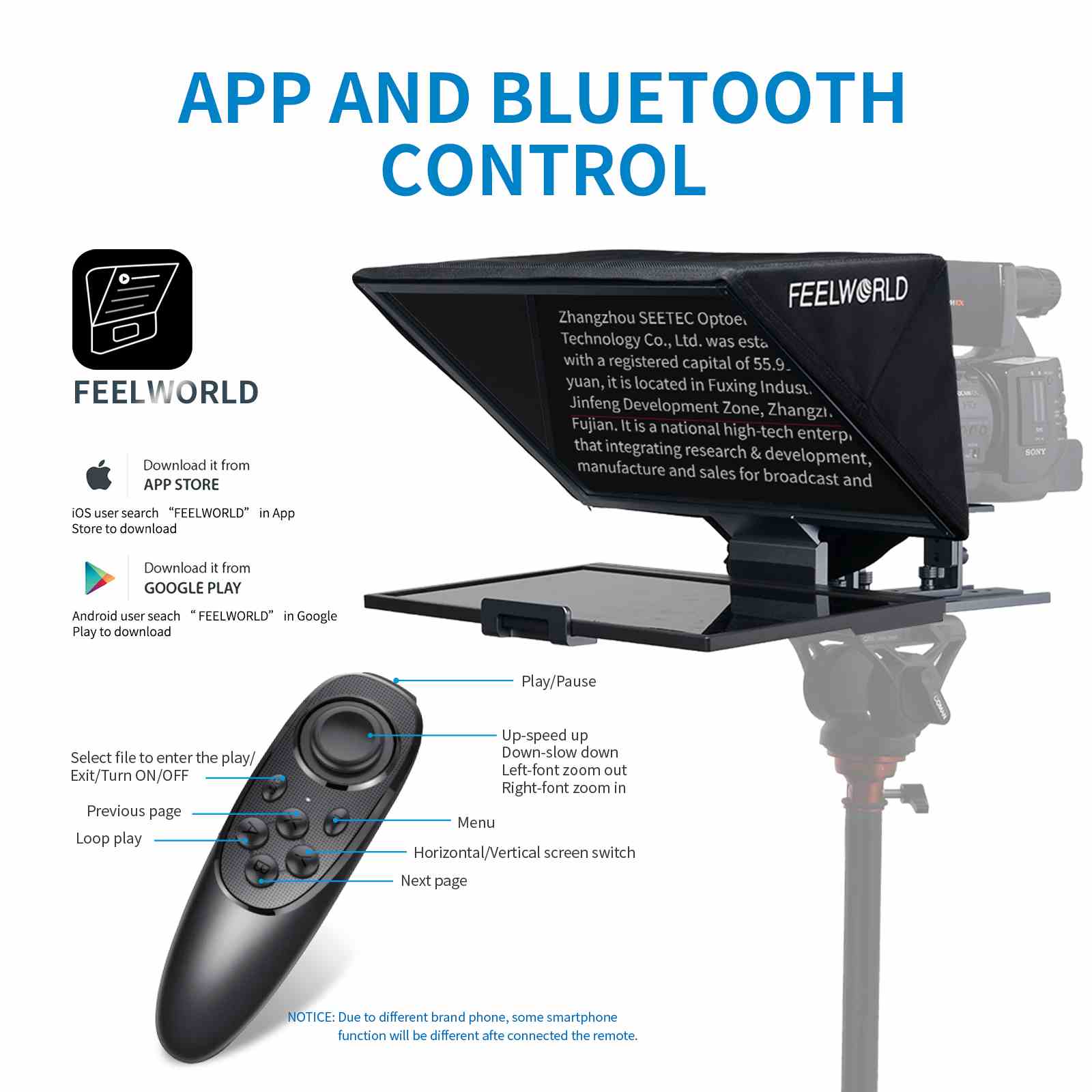 Feelworld TP16 gobbo 16 pollici pieghevole per tablet e DSLR