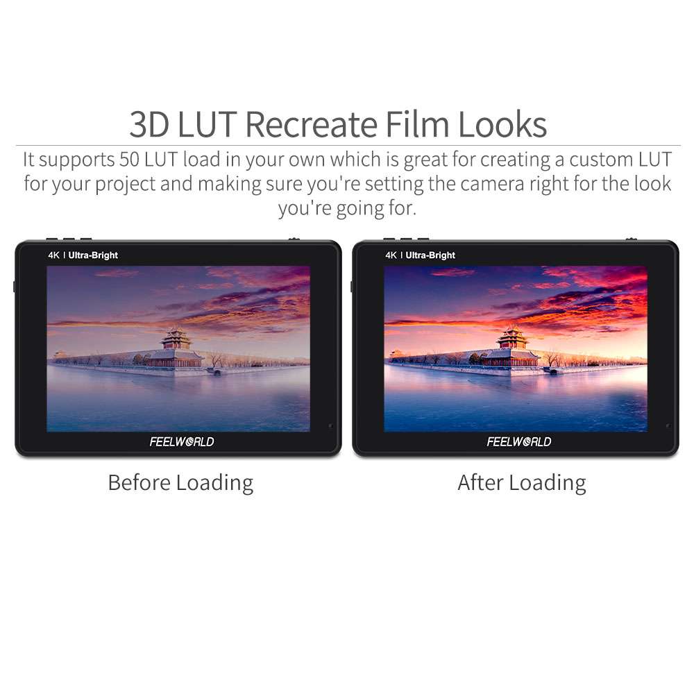 Feelworld LUT7 Monitor Camera Touch 7 Pollici 2200nit Standard