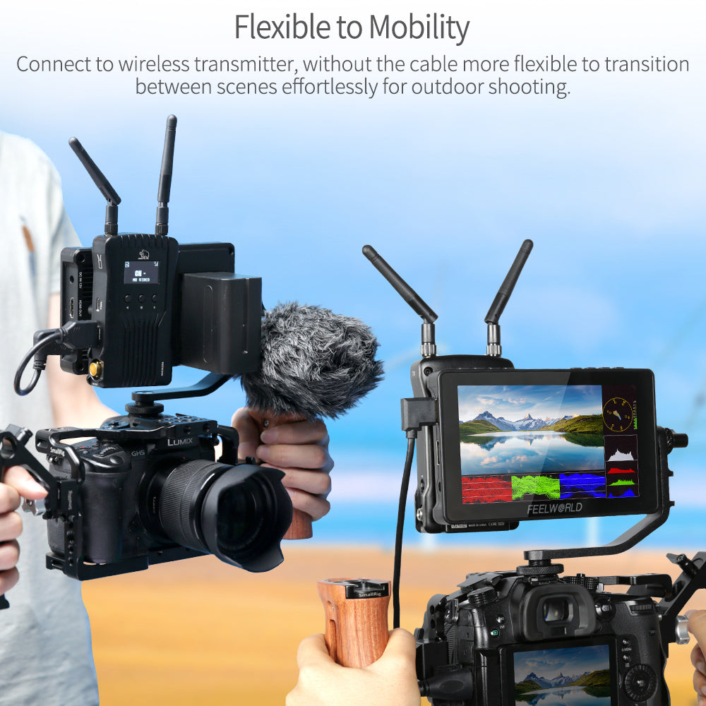 Feelworld F5 PRO V4 Monitor Camera Touch 6 Pollici 450nit F970