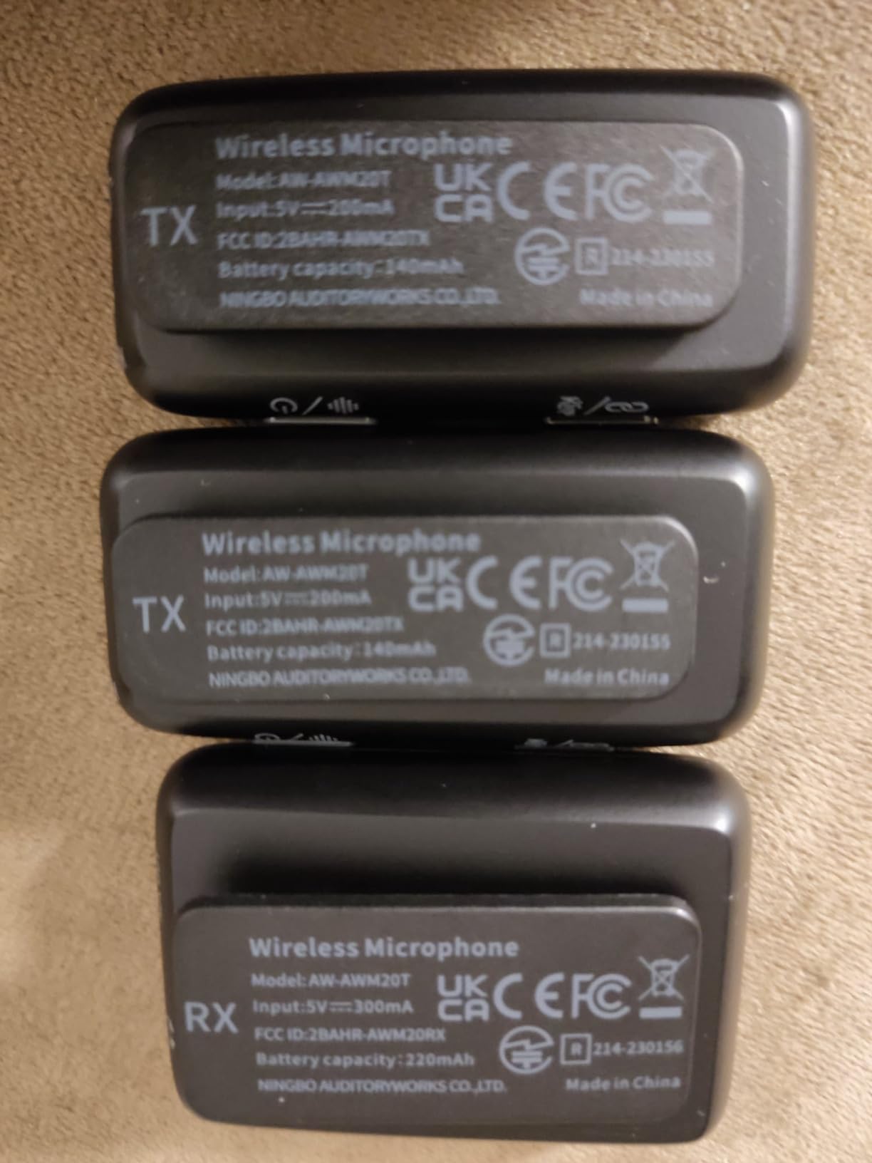 NearStream AWM20T Microfono Lavalier Wireless Doppio 200m
