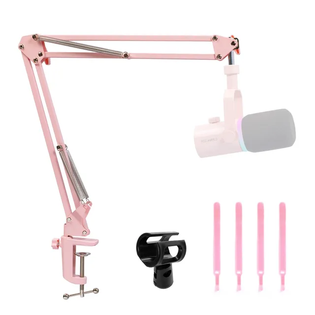 Feelworld AMS1 Braccio Microfono Rosa per PM1 e Dinamici