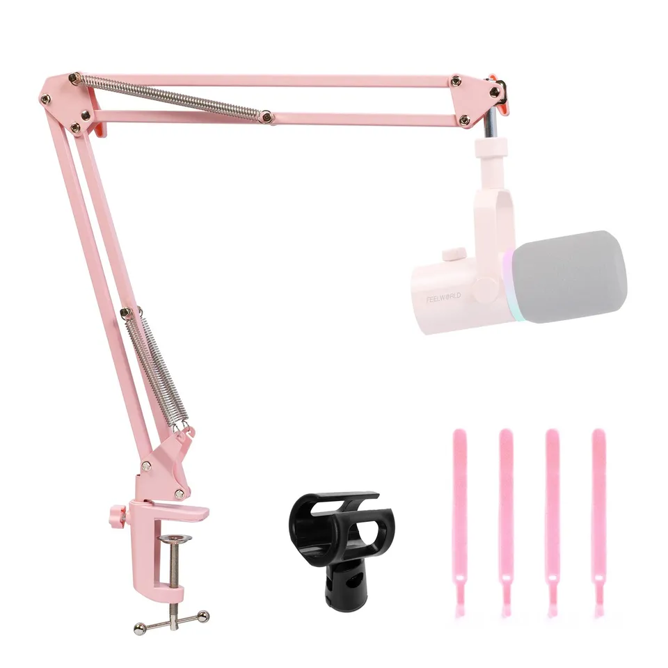 Feelworld AMS1 Braccio Microfono Rosa per PM1 e Dinamici