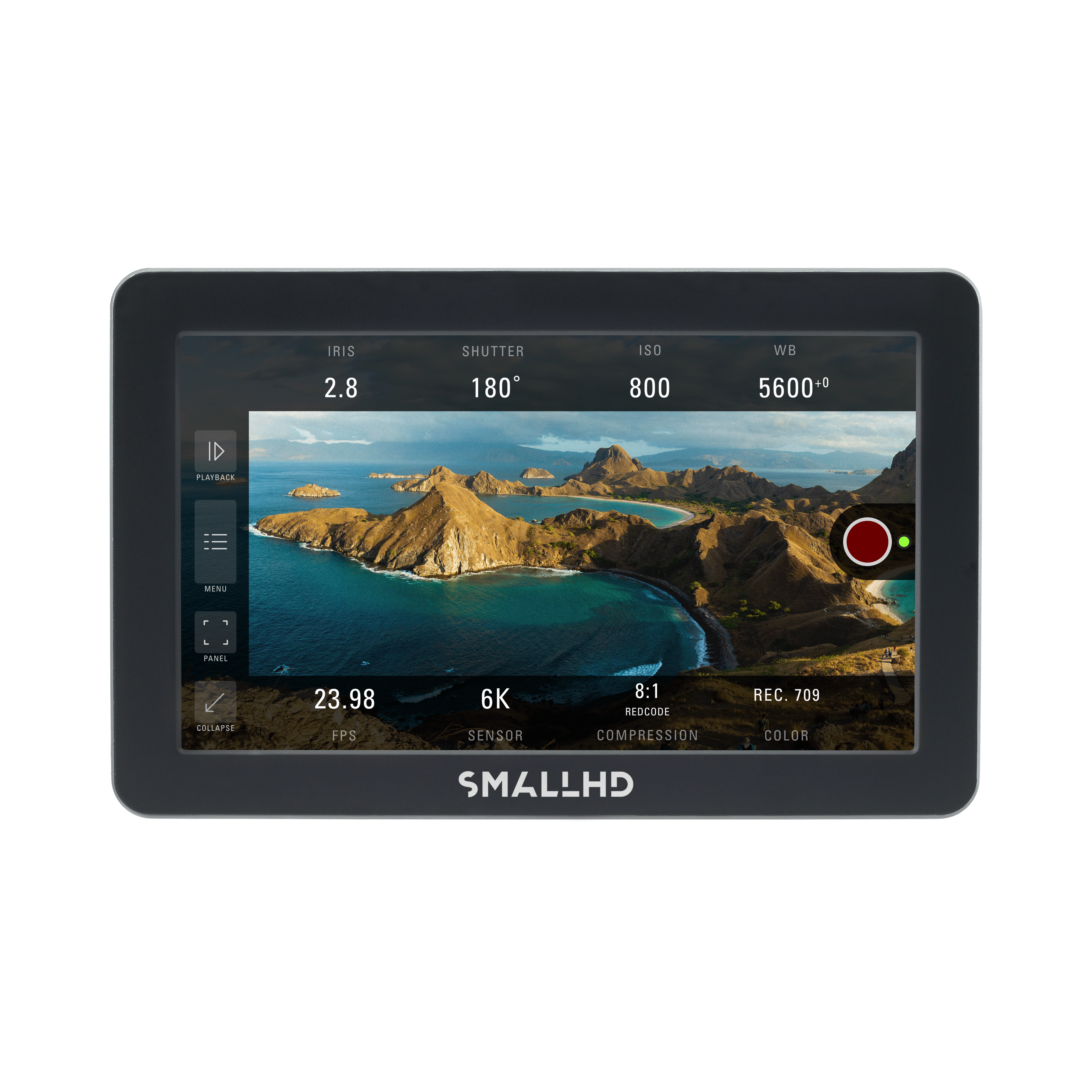 SmallHD Focus Pro monitor touchscreen 5 pollici per KOMODO