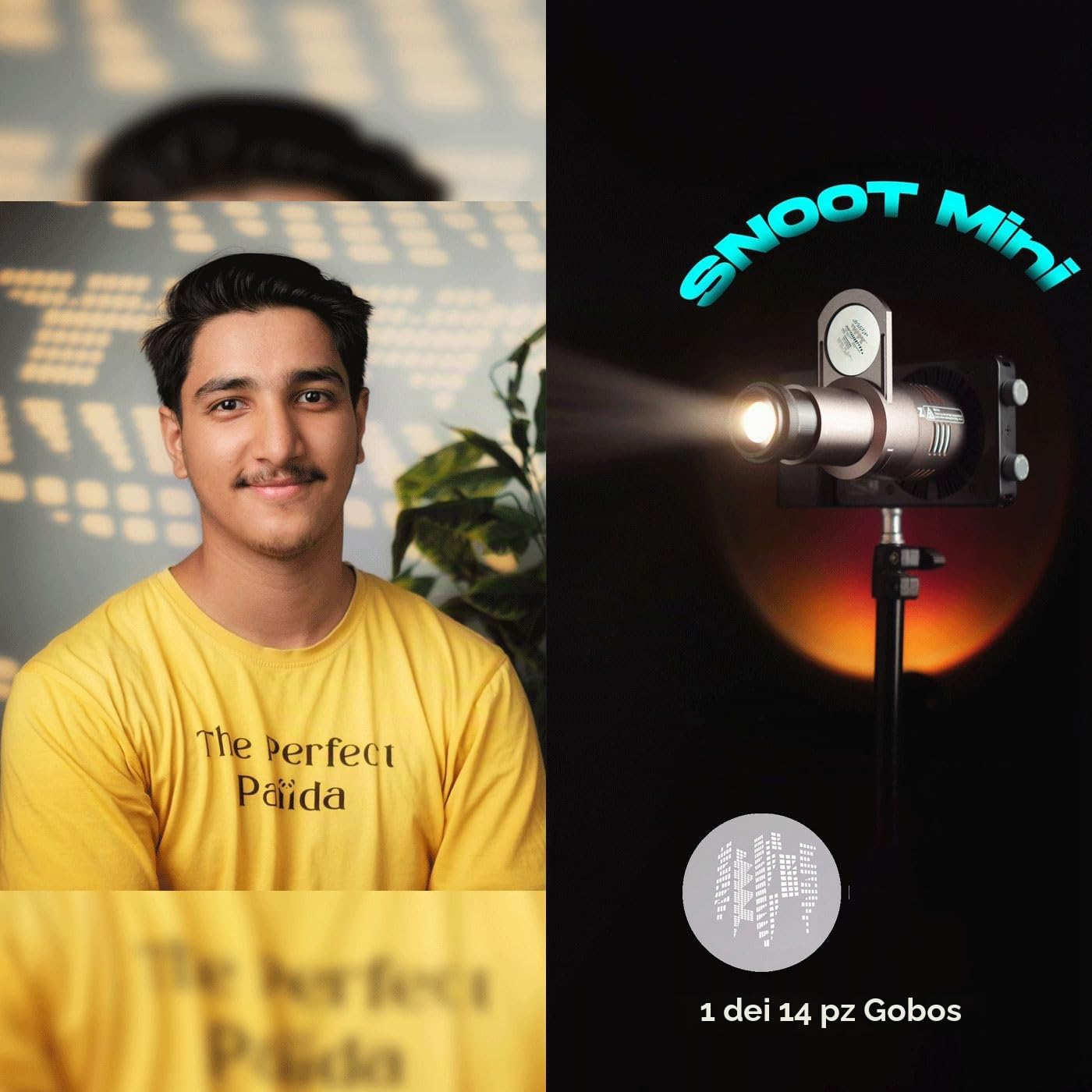 DigitalFoto Light Mini Snoot proiettore gobo per Zhiyun SmallRig