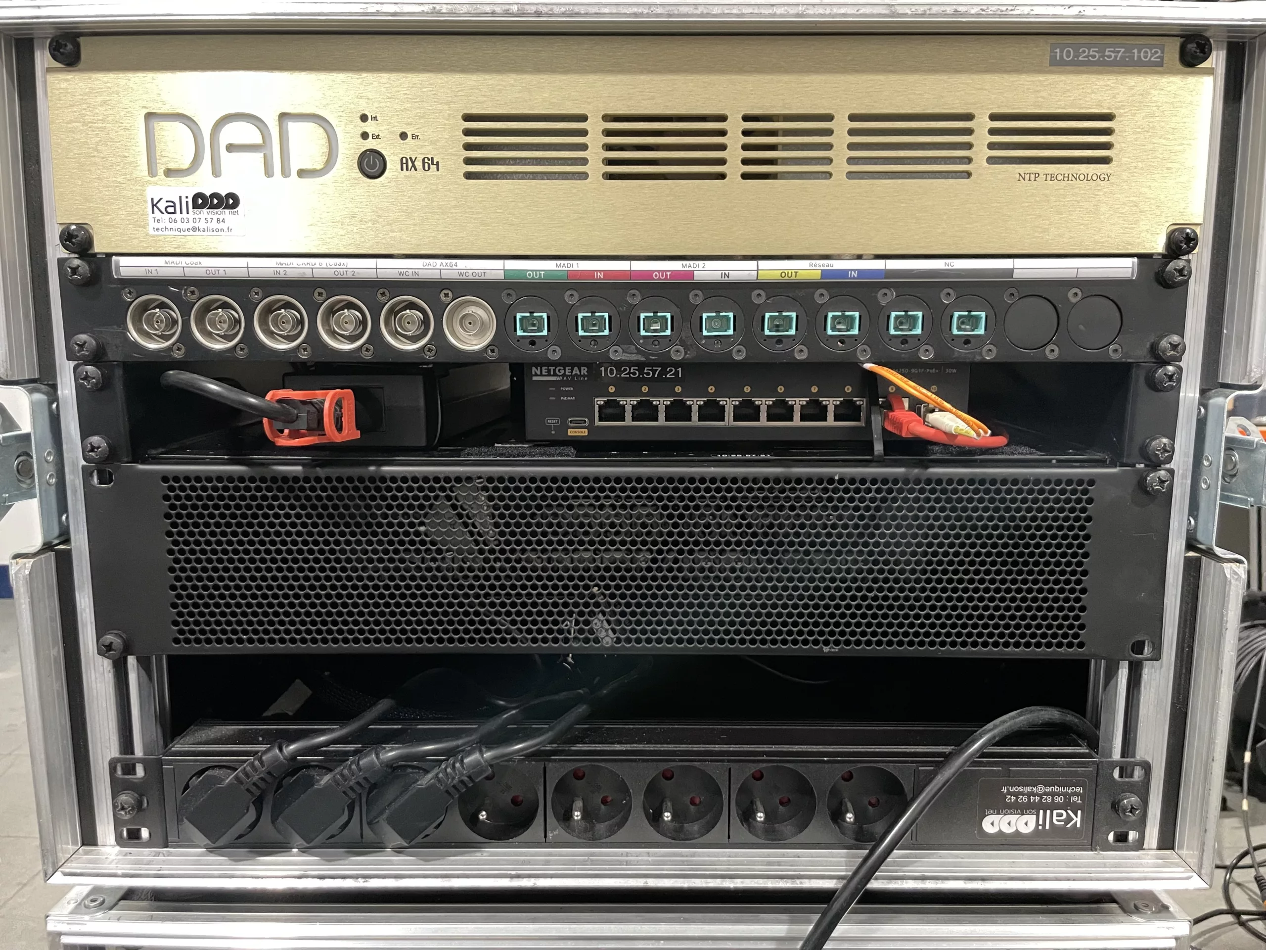 DAD AX64 Convertitore AD/DA 48 Mic MADI Dante AES