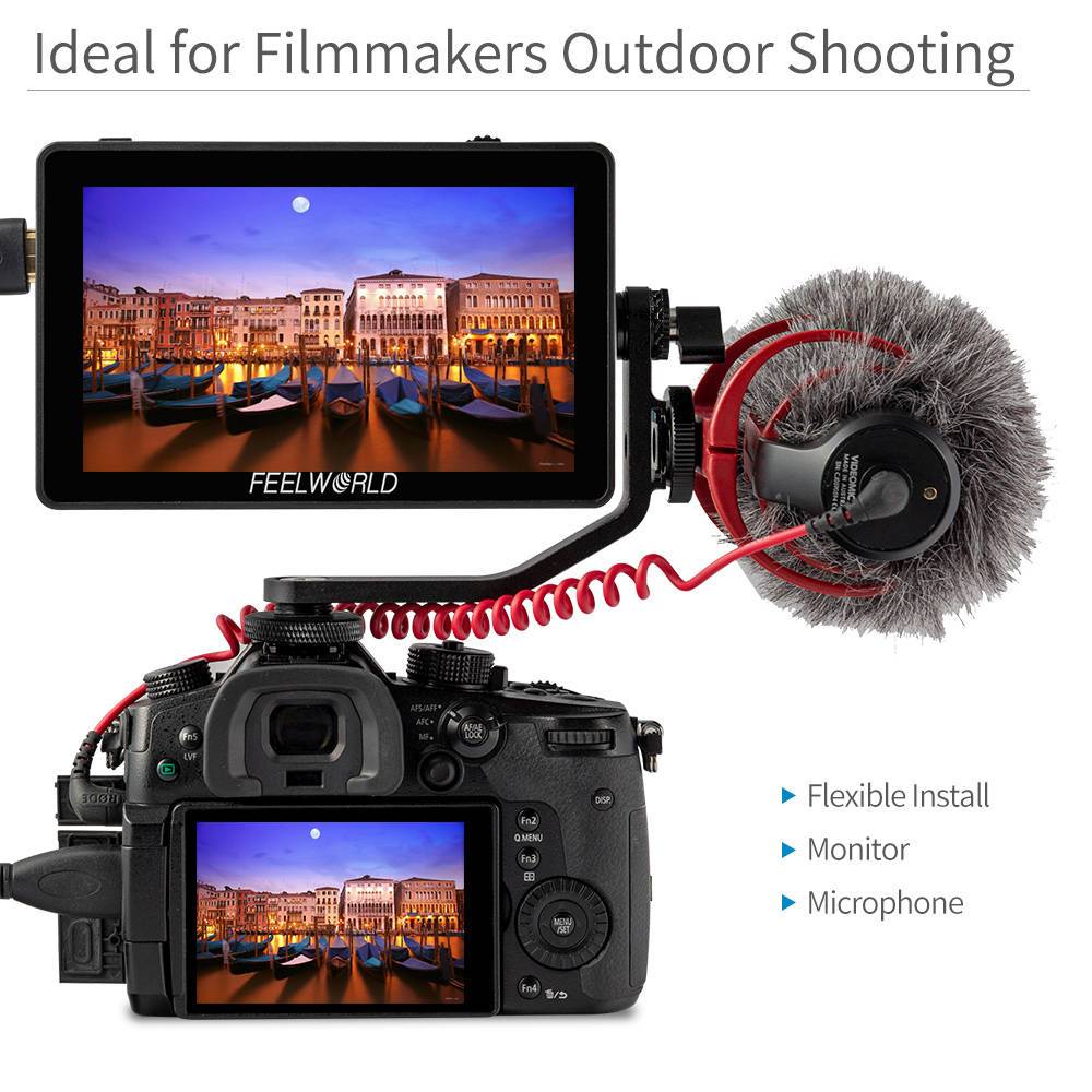 Feelworld F6 Plus Tilt Arm braccio per monitor 5.5"