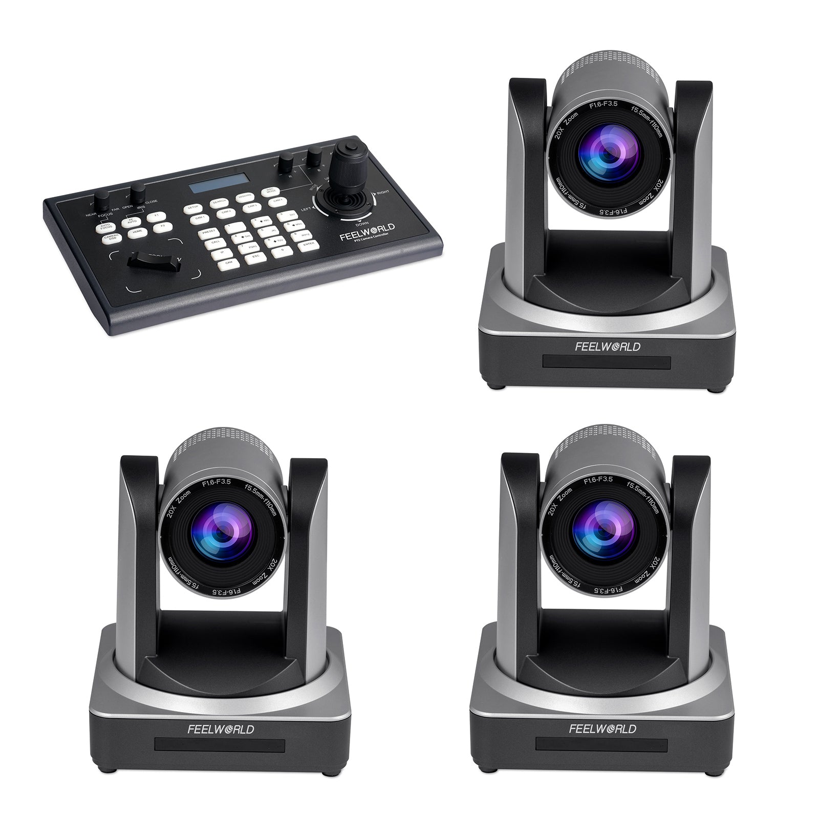 Feelworld Live Stream Set Up KBC10 set live streaming 3 POE20X