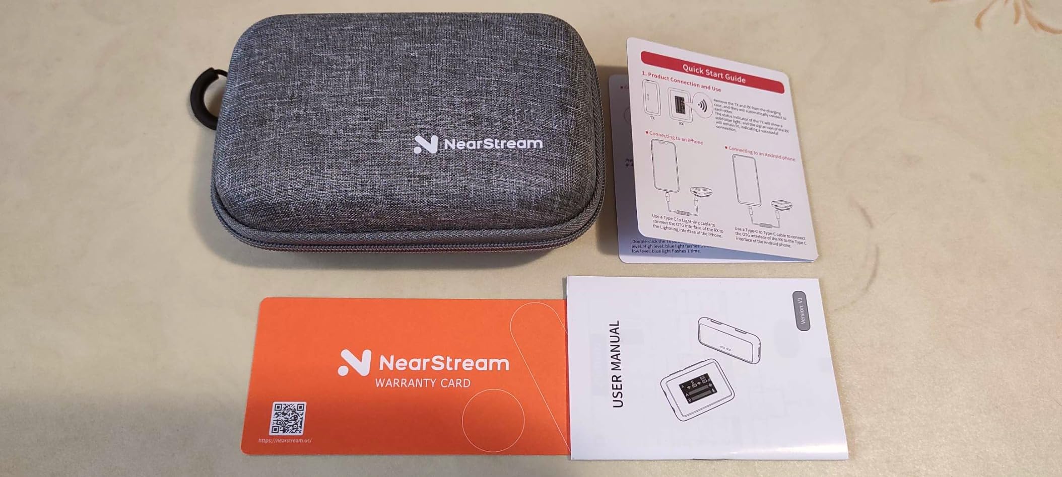 NearStream AWM20T lavalier wireless 200 m con display