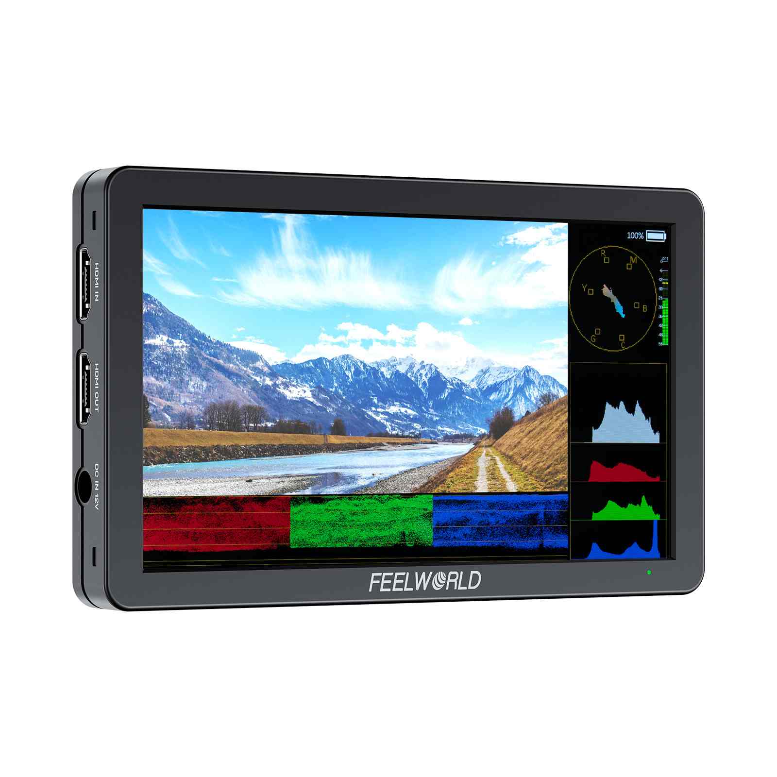 Feelworld T6 monitor camera 6" 4K HDMI IPS alluminio