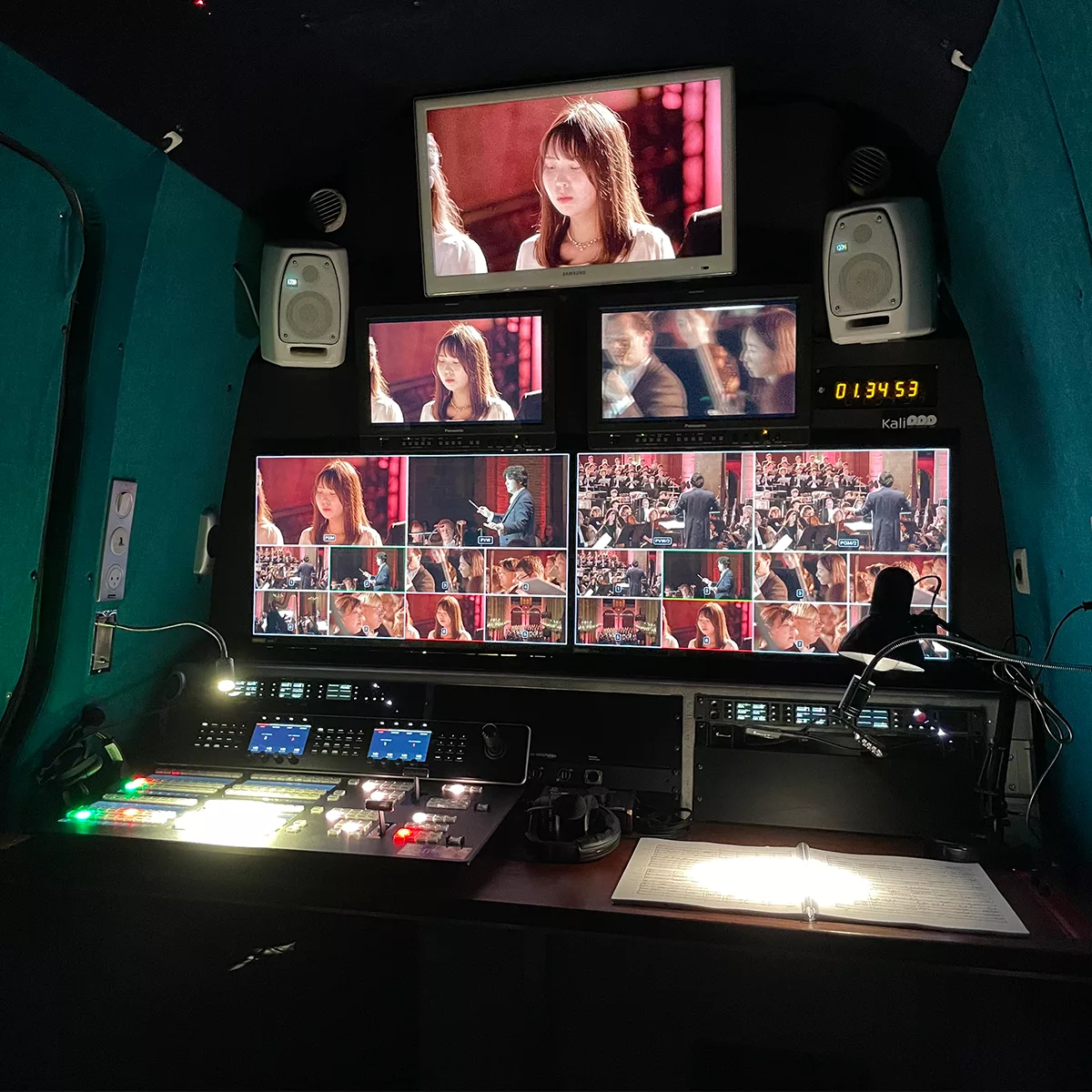 Kalison Régies KV2 regia mobile 12 camere HD/UHD