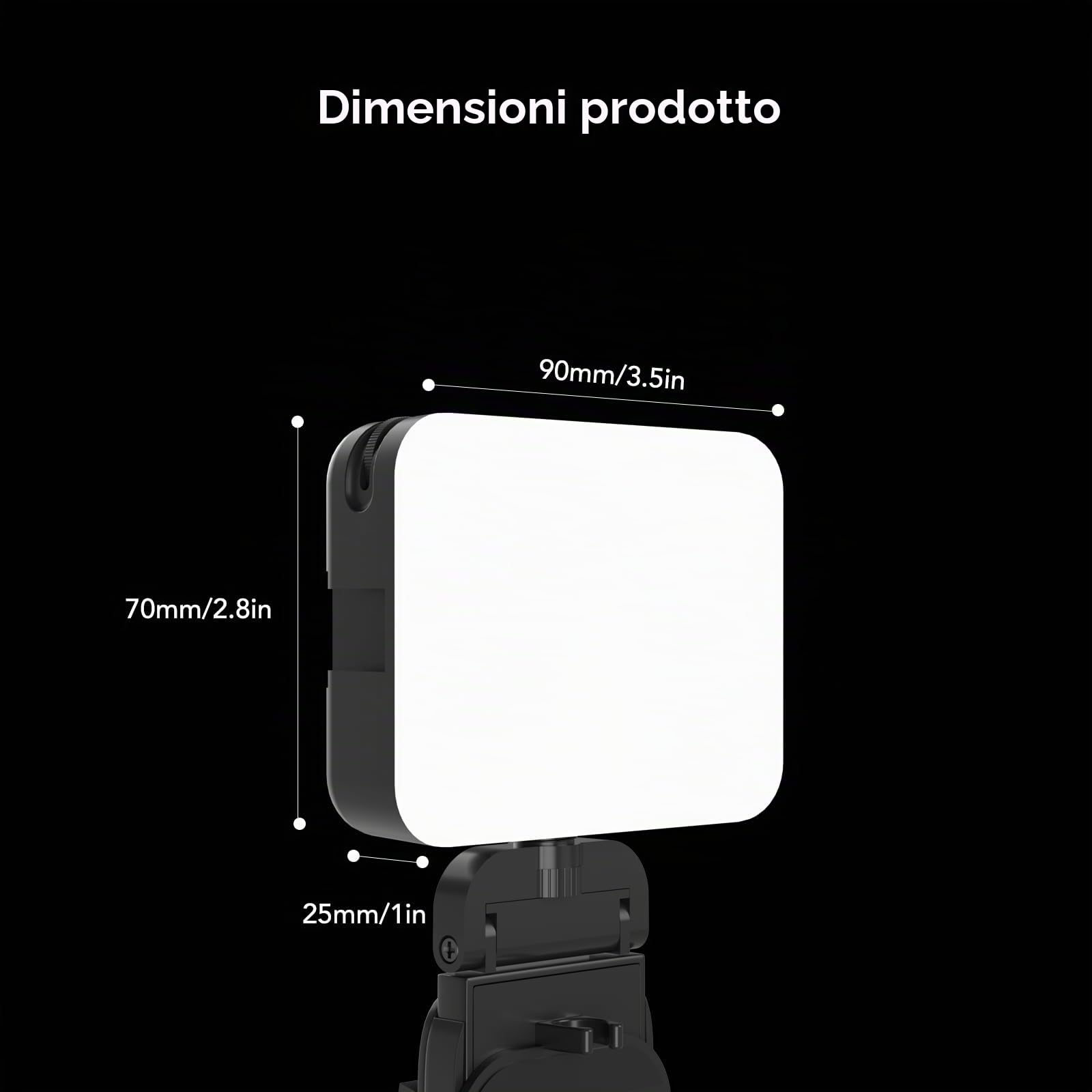 NearStream SL10B luce LED streaming ricaricabile 2700K-6500K