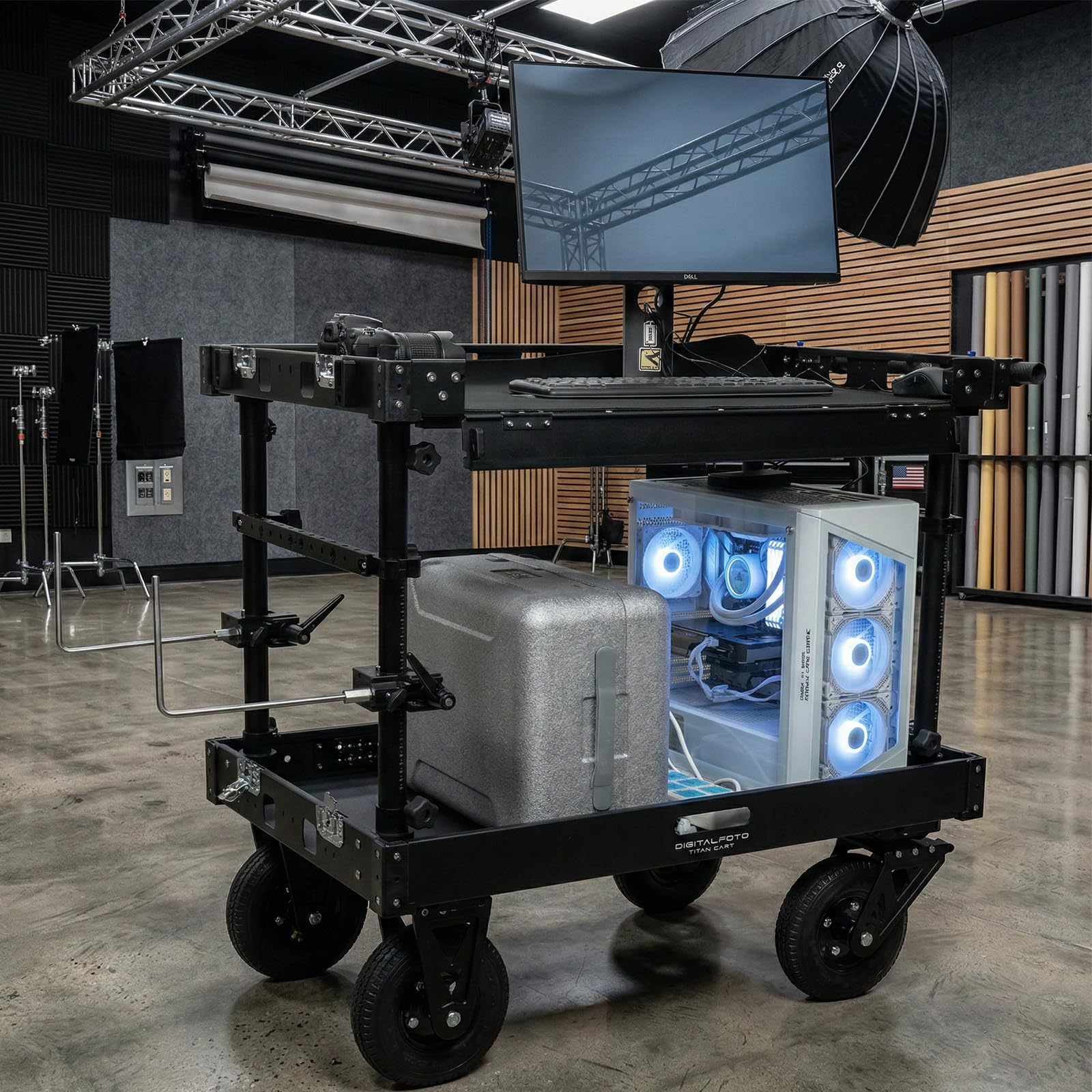 DigitalFoto CART 2 Ganci a L Inox con Super Morsetto
