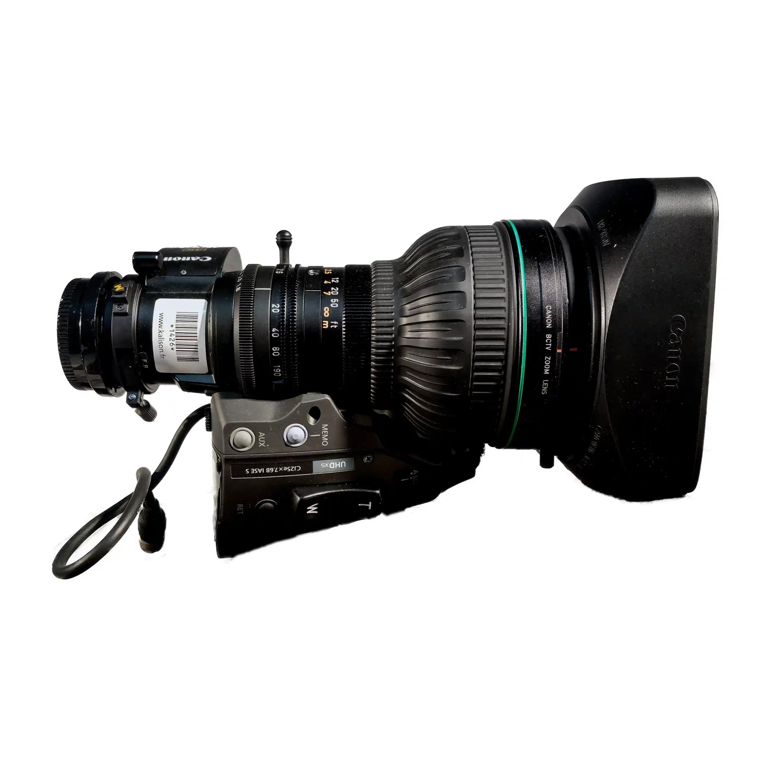 Canon CJ25ex7.6B IASE obiettivo broadcast 7.6-190mm 25x B4