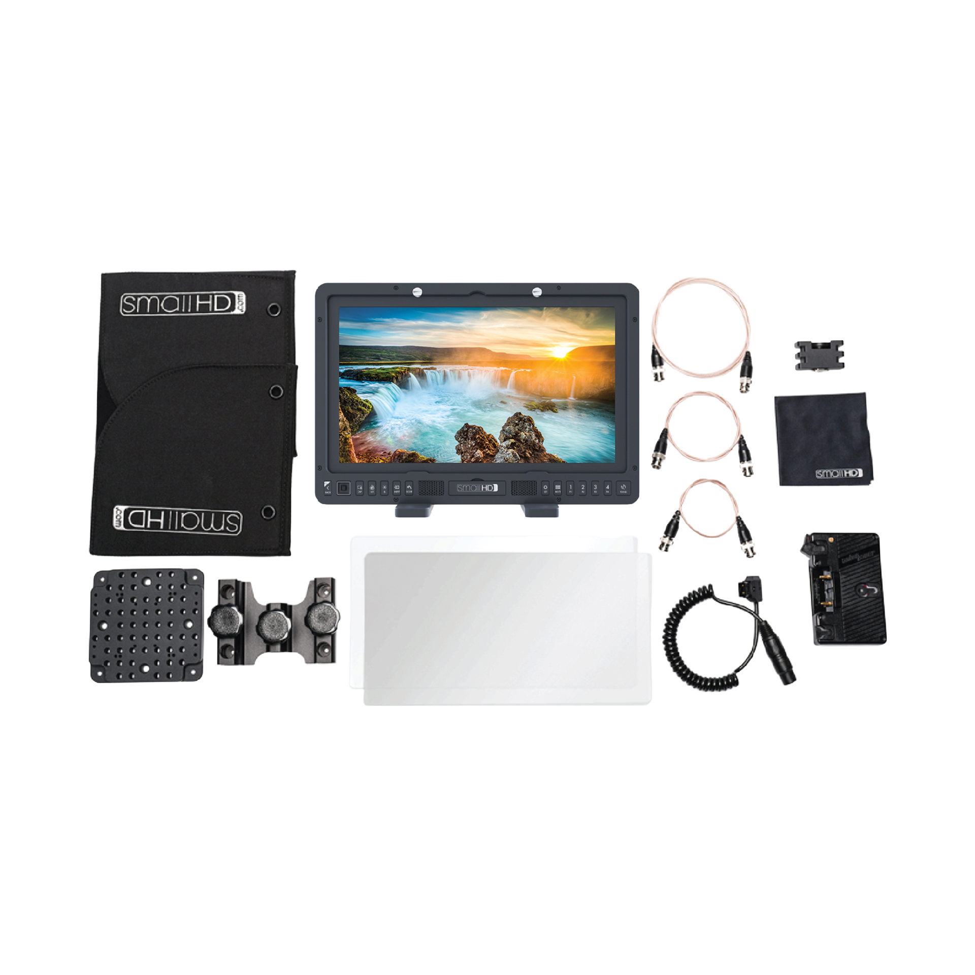 SmallHD 1703 P3X Monitor 4K 17" Kit Gold-Mount daylight