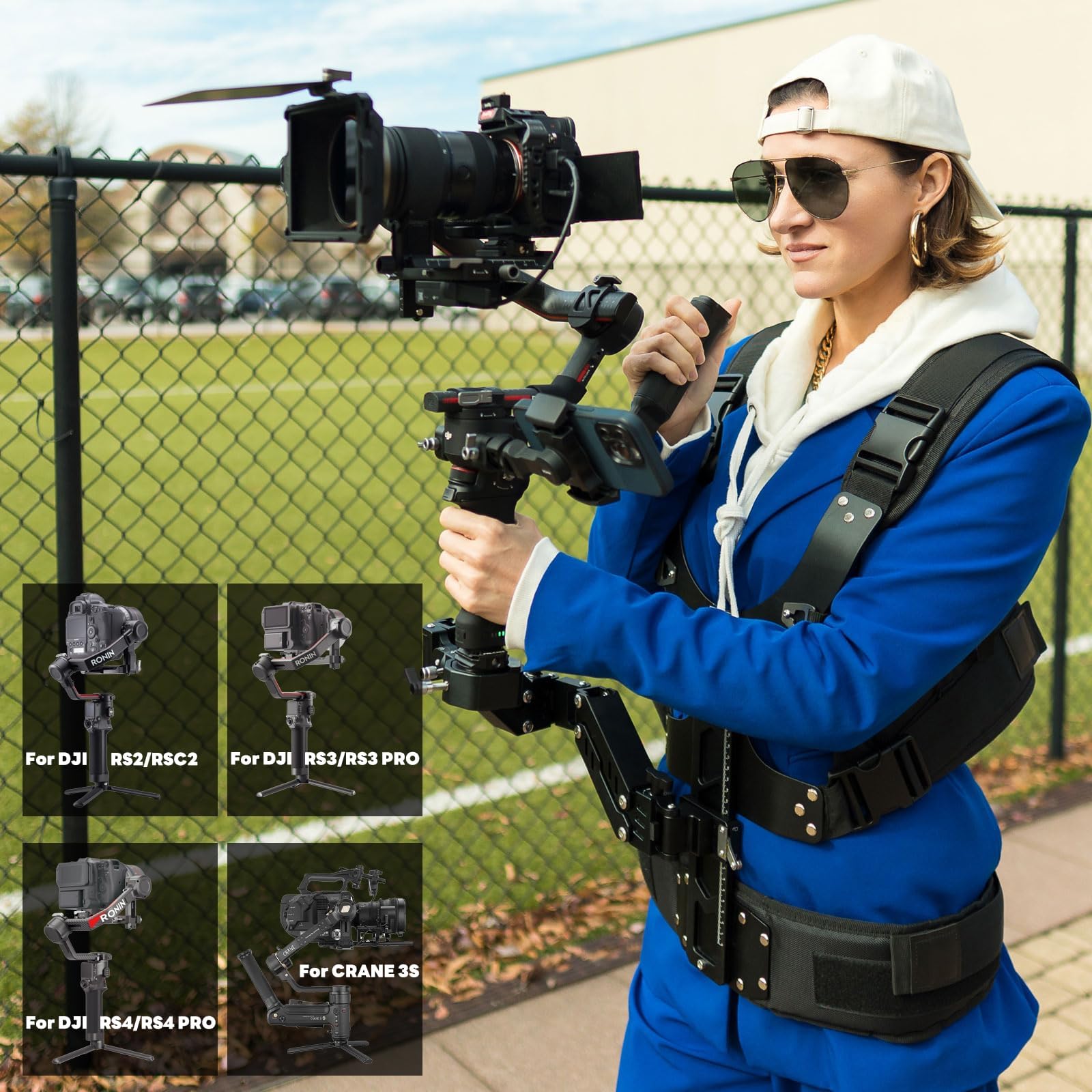 DigitalFoto Thanos-SE Gilet Gimbal Steadicam 2-8 kg
