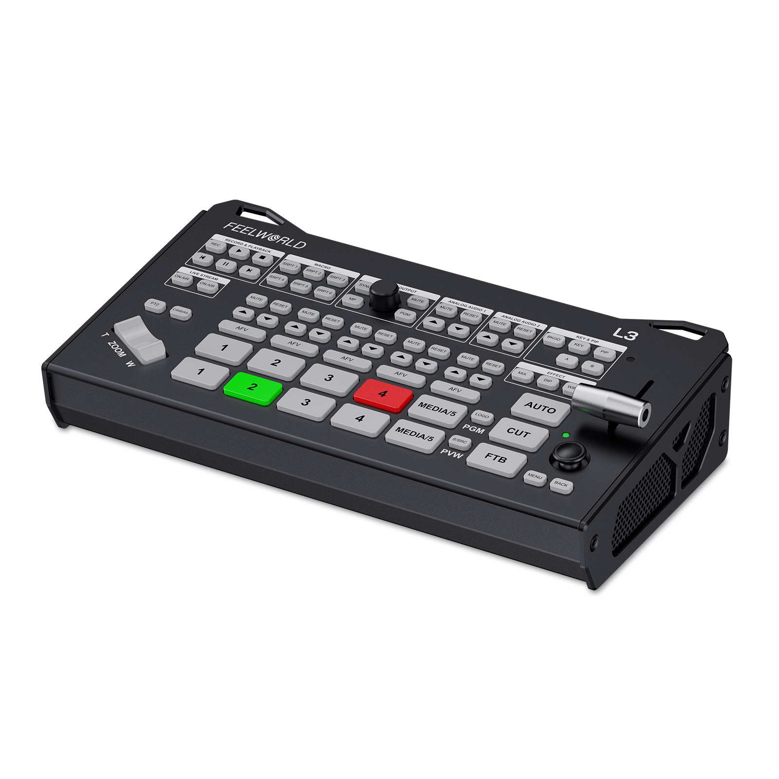 Feelworld L3 Video Switcher 4 HDMI UVC per Live Streaming