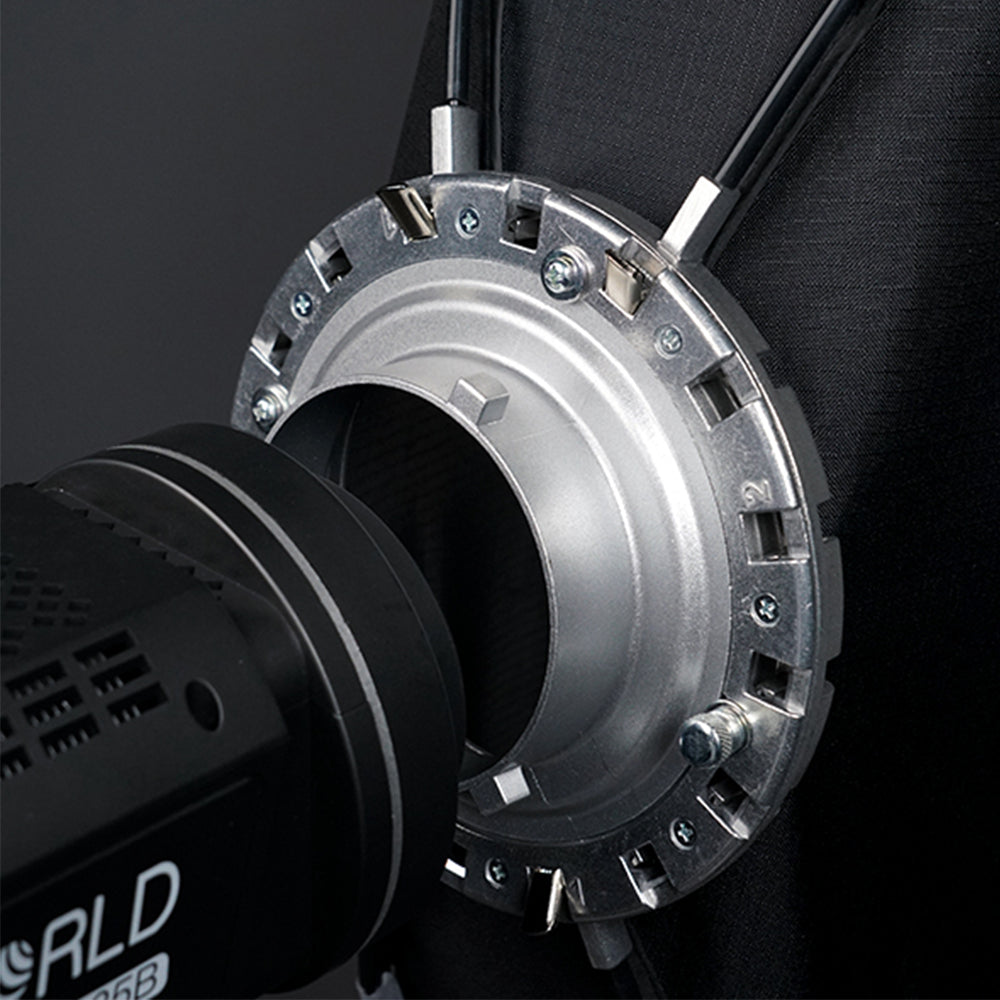 Feelworld FSR120 softbox 30x120 Bowens strip con griglia