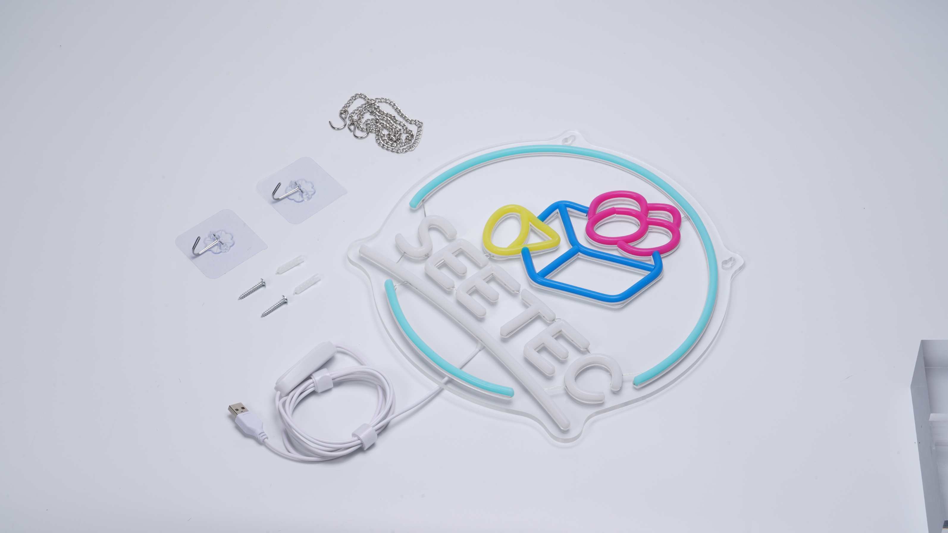Feelworld Neon Glow Lights Lampada Neon LED decorativa