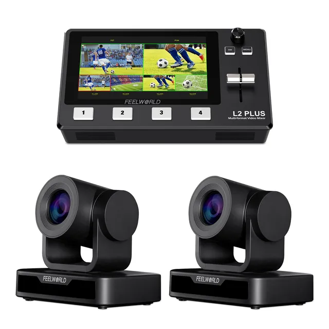 Feelworld L2 PLUS + 2 USB10X Set Streaming PTZ