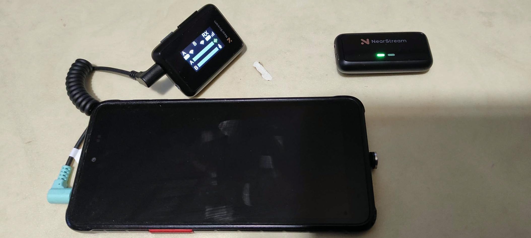 NearStream AWM20T lavalier wireless 200 m con display
