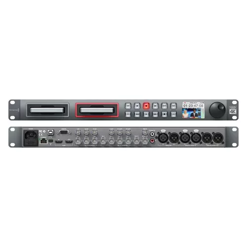 Blackmagic HyperDeck Studio Pro 2 registratore SSD ProRes 4K