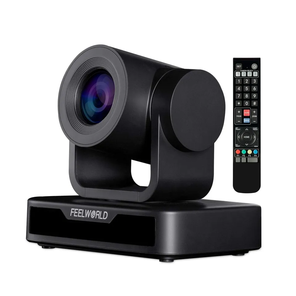 Feelworld USB10X telecamera PTZ streaming Full HD 1080p zoom 10X