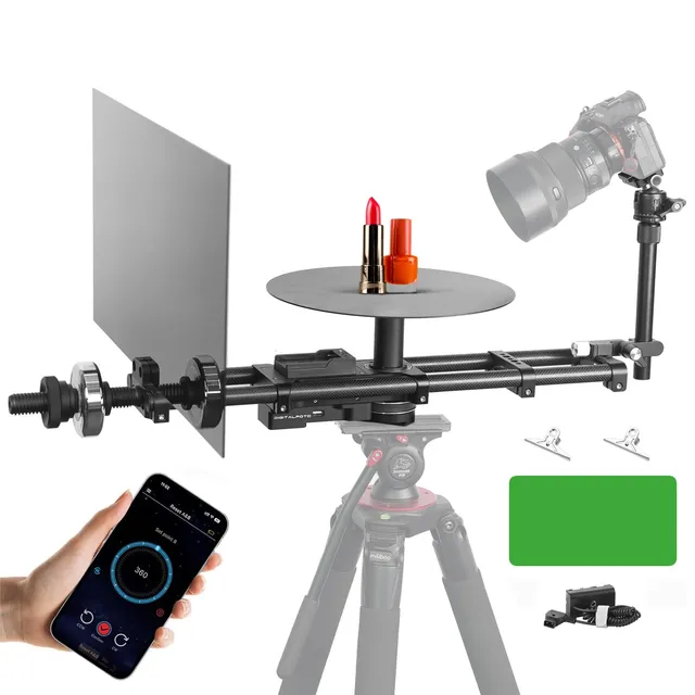 DigitalFoto Photo Booths piattaforma 360 motorizzata app carbonio