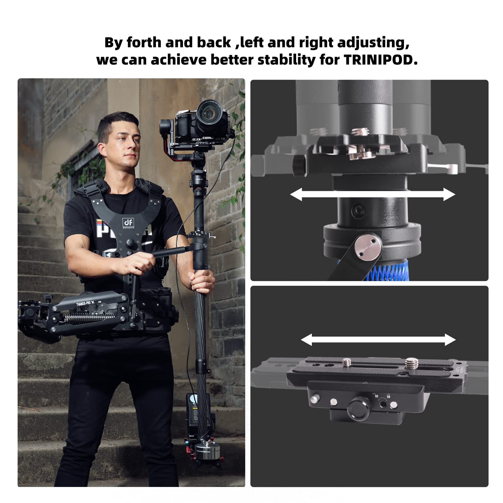 DigitalFoto Thanos-Pro X gilet steadicam 5-18kg V-mount