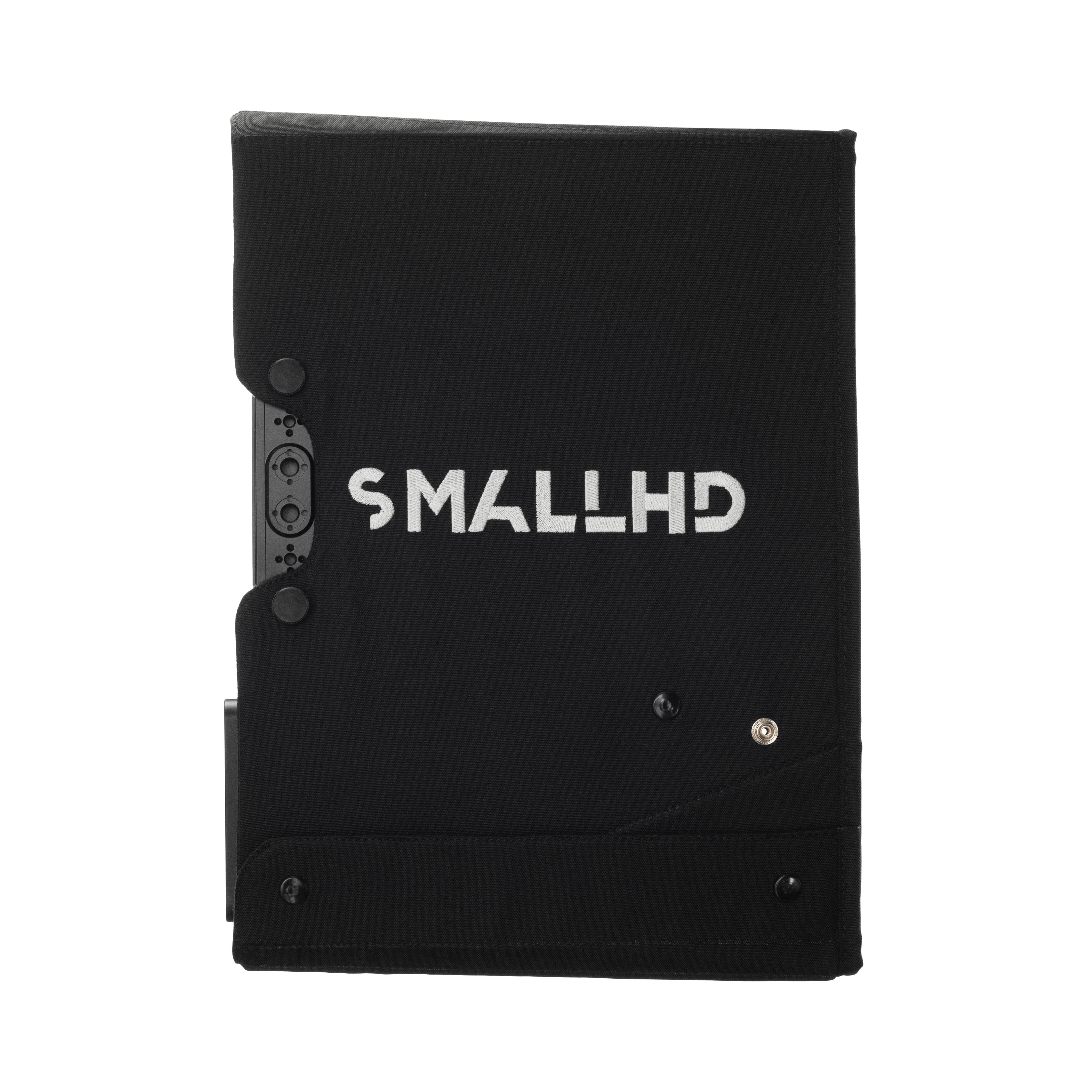 SmallHD Sunhoods paraluce OLED 27 monitor 4K tessuto 3/4 lati